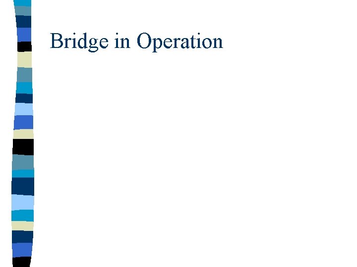Bridge in Operation 