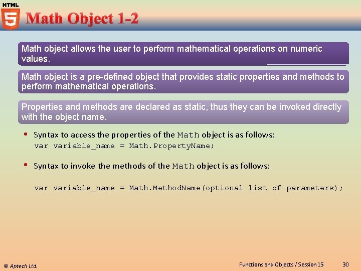Math object allows the user to perform mathematical operations on numeric values. Math object