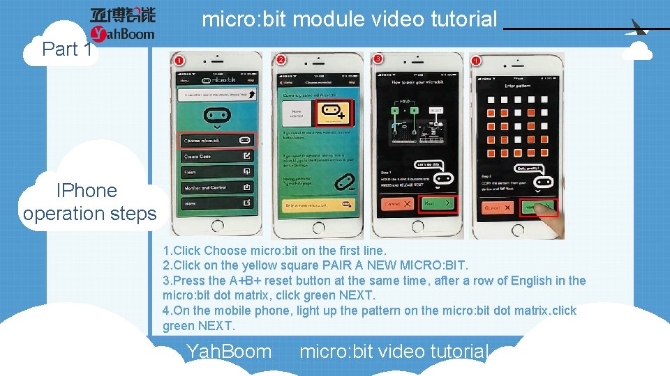 micro: bit module video tutorial Part 1 IPhone operation steps 1. Click Choose micro: micro: bit module video tutorial Part 1 IPhone operation steps 1. Click Choose micro: