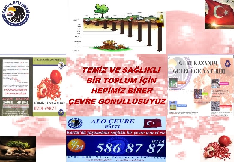 TEMİZ VE SAĞLIKLI BİR TOPLUM İÇİN HEPİMİZ BİRER ÇEVRE GÖNÜLLÜSÜYÜZ 