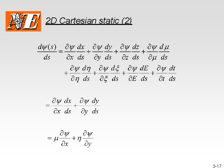 2 D Cartesian static (2) 3 -17 