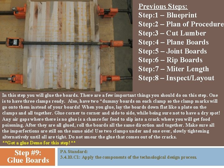 Previous Steps: Step: 1 – Blueprint Step: 2 – Plan of Procedure Step: 3