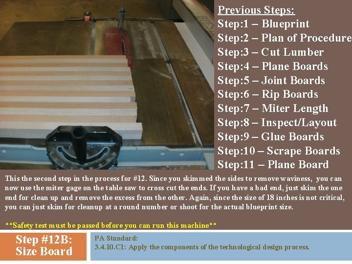 Previous Steps: Step: 1 – Blueprint Step: 2 – Plan of Procedure Step: 3