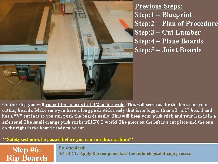 Previous Steps: Step: 1 – Blueprint Step: 2 – Plan of Procedure Step: 3