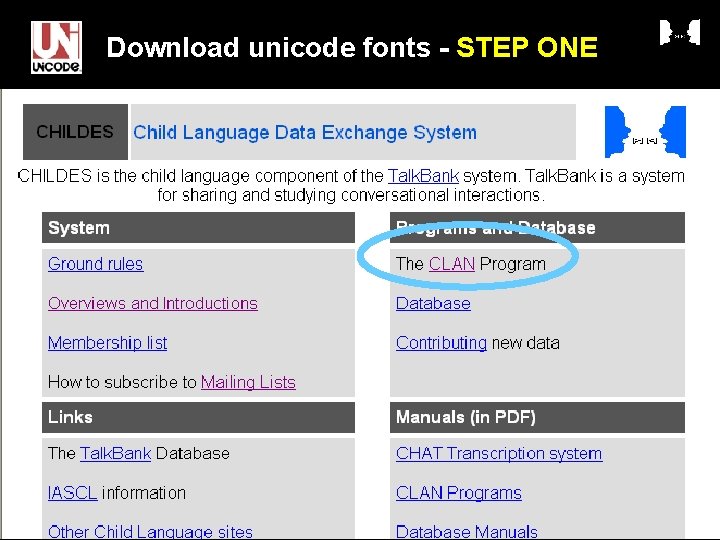 Download unicode fonts - STEP ONE 