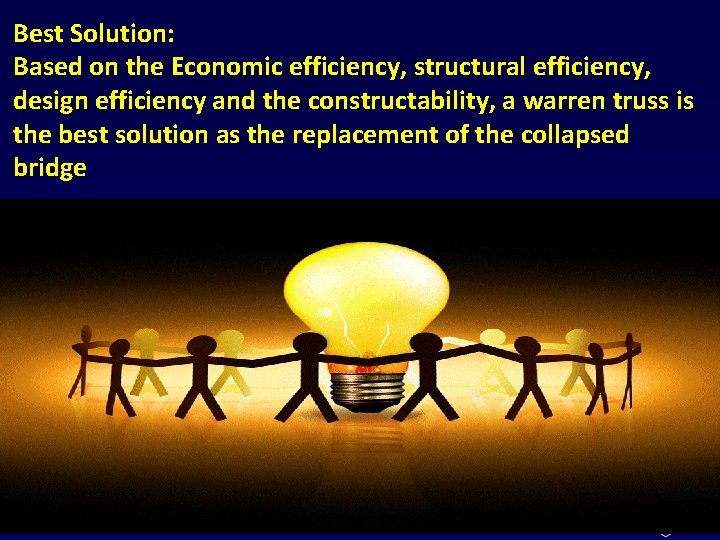 Best Solution: Based on the Economic efficiency, structural efficiency, design efficiency and the constructability,