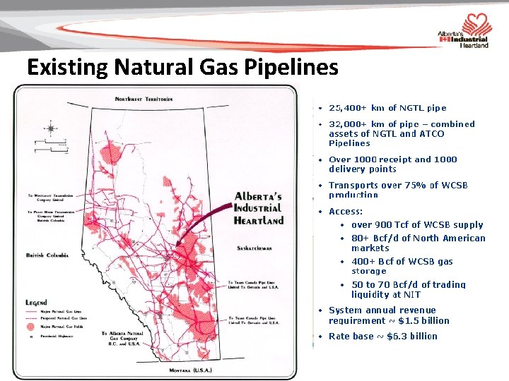 Existing Natural Gas Pipelines 