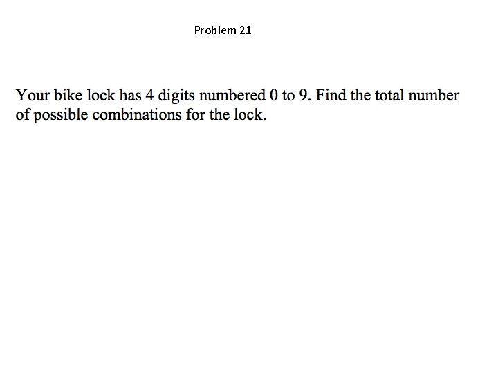 Problem 21 