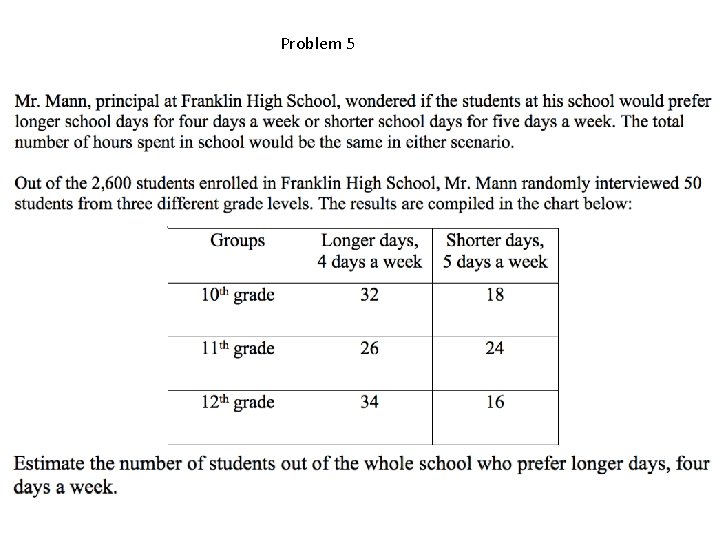 Problem 5 