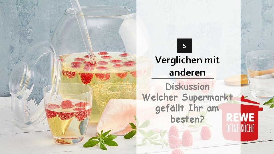 5 Verglichen mit anderen Diskussion Welcher Supermarkt gefällt Ihr am besten? 