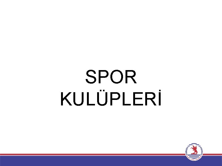 SPOR KULÜPLERİ 