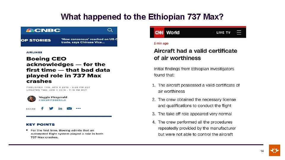 What happened to the Ethiopian 737 Max? 14 