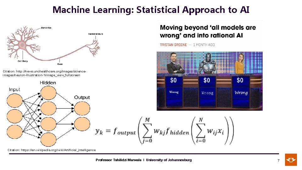 Machine Learning: Statistical Approach to AI Citation: http: //news. unchealthcare. org/images/scienceimages/neuron-illustration-1/image_view_fullscreen Citation: https: //en.