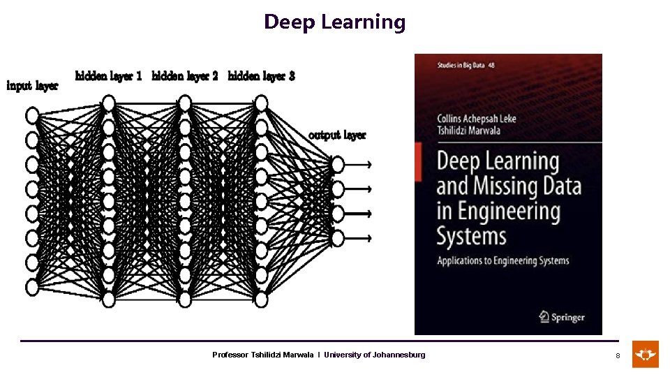 Deep Learning Professor Tshilidzi Marwala l University of Johannesburg 8 
