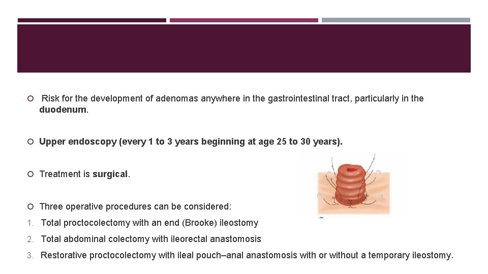  Risk for the development of adenomas anywhere in the gastrointestinal tract, particularly in