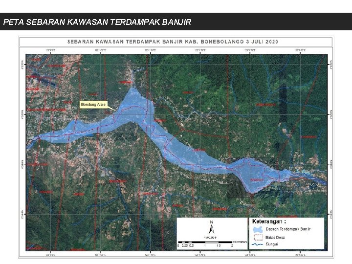 PETA SEBARAN KAWASAN TERDAMPAK BANJIR 