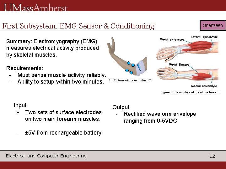 First Subsystem: EMG Sensor & Conditioning Shehzeen Summary: Electromyography (EMG) measures electrical activity produced