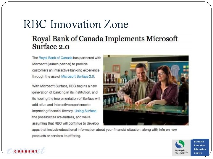 RBC Innovation Zone 