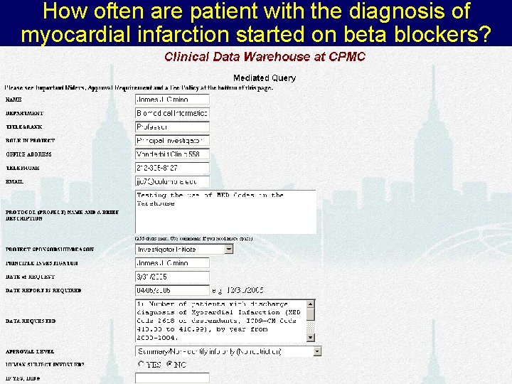 How often are patient with the diagnosis of myocardial infarction started on beta blockers? How often are patient with the diagnosis of myocardial infarction started on beta blockers?