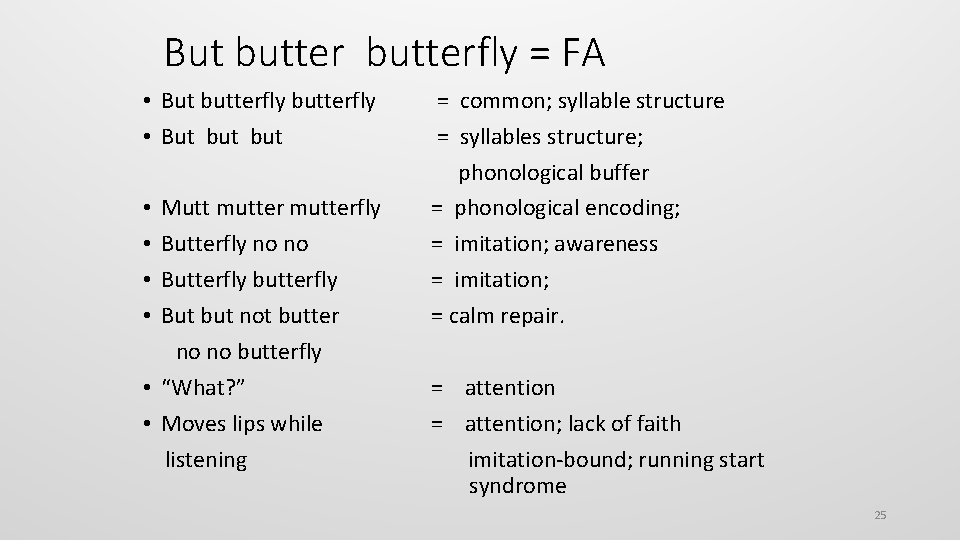 But butterfly = FA • But butterfly • But but Mutt mutterfly Butterfly no