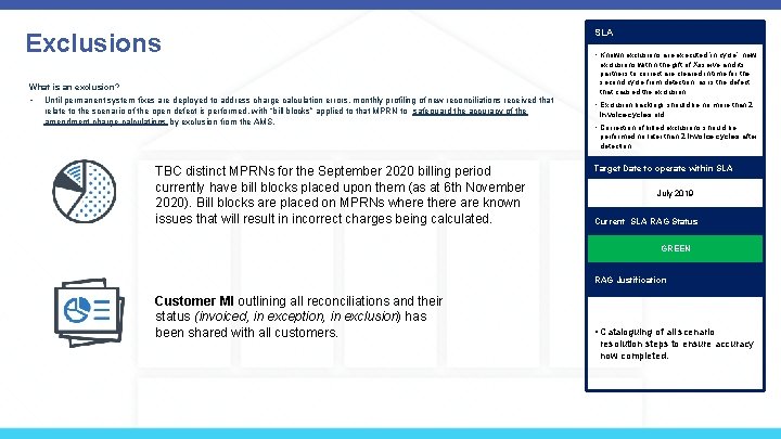 Exclusions What is an exclusion? • Until permanent system fixes are deployed to address