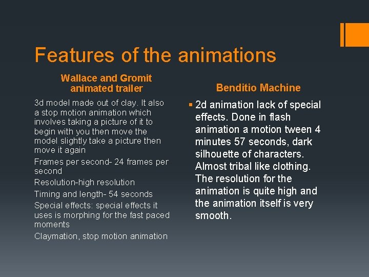 Features of the animations Wallace and Gromit animated trailer 3 d model made out