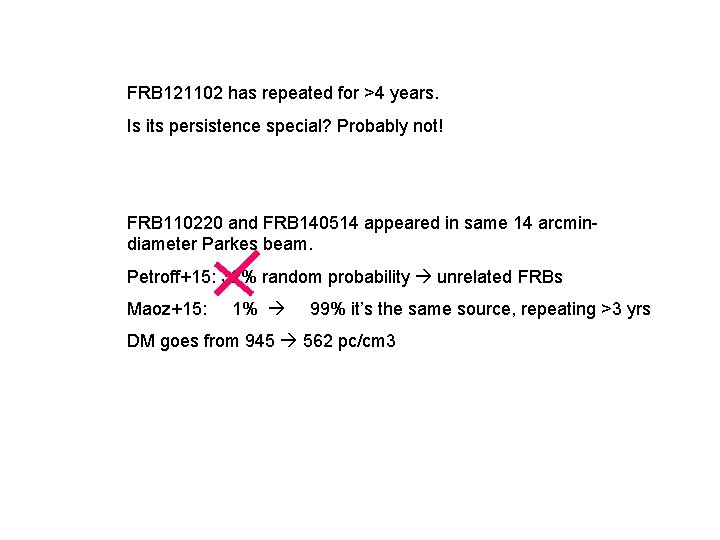 FRB 121102 has repeated for >4 years. Is its persistence special? Probably not! FRB