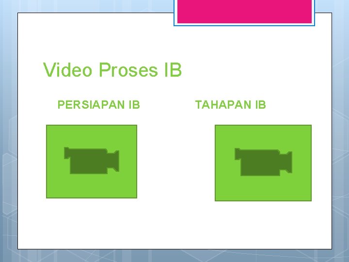 Video Proses IB PERSIAPAN IB TAHAPAN IB 