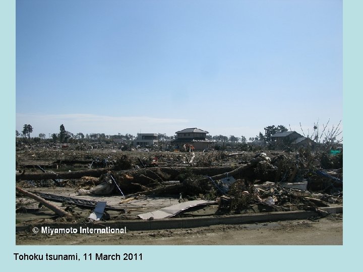 Tohoku tsunami, 11 March 2011 