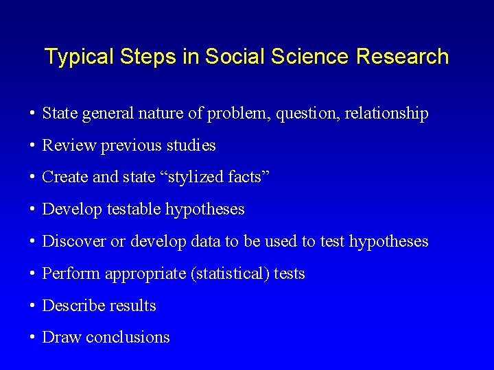 Introduction to User Studies Yale Braunstein November 1999