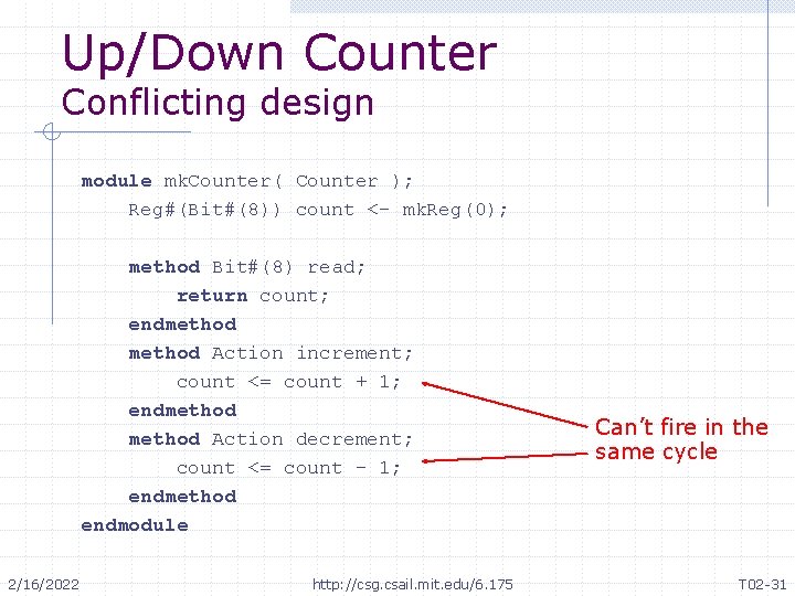 Constructive Computer Architecture Tutorial 2 Debugging BSV and