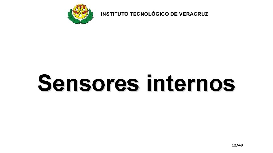 Sensores internos 12/40 