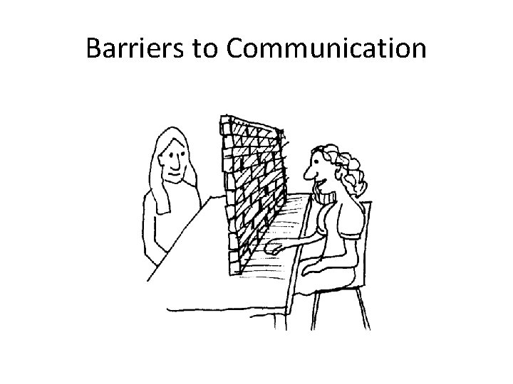 Barriers to Communication 