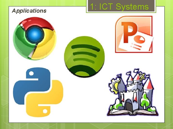 Applications 1: ICT Systems 