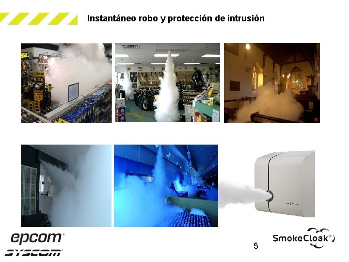 Instantáneo robo y protección de intrusión 5 