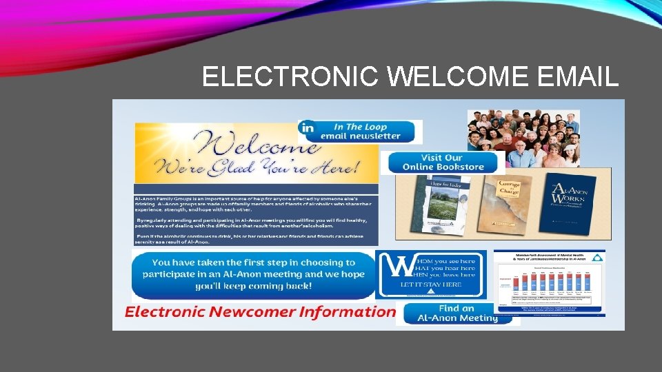 ELECTRONIC WELCOME EMAIL 