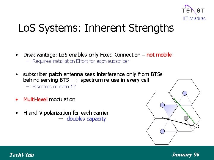 IIT Madras Lo. S Systems: Inherent Strengths • Disadvantage: Lo. S enables only Fixed