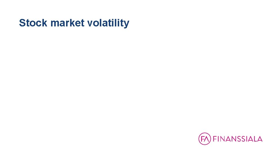 Stock market volatility 