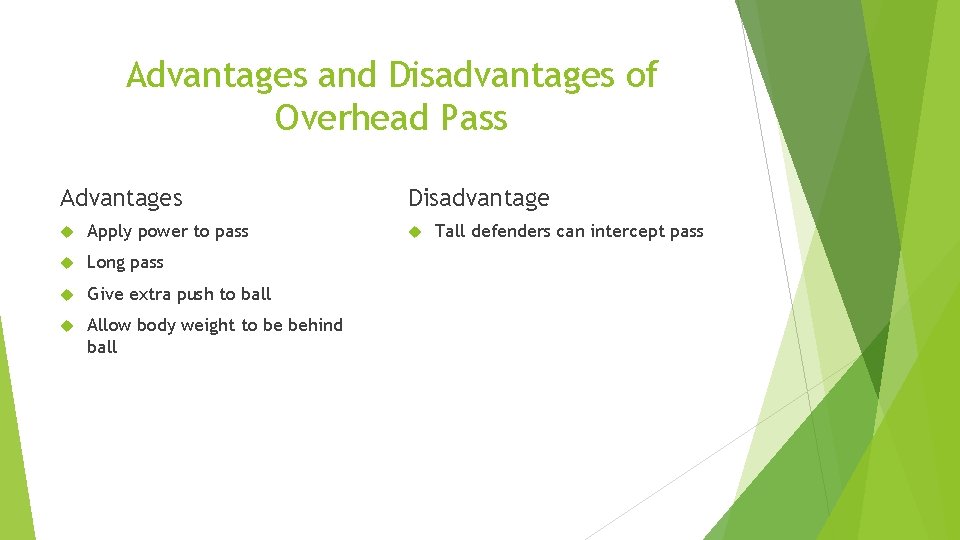 Passes in Netball Chest Pass Overhead Pass Shoulder
