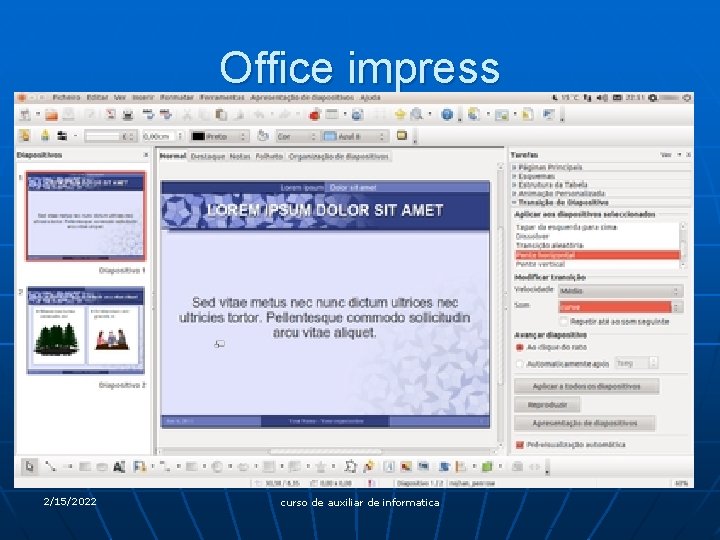 Office impress Libre. Office Impress O Libre. Office Impress é um programa de apresentação