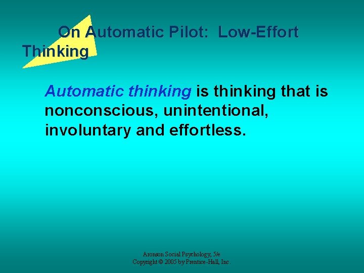 Chapter 3 Social Cognition How We Think About