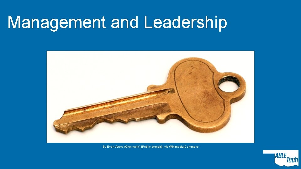 Management and Leadership By Evan-Amos (Own work) [Public domain], via Wikimedia Commons 