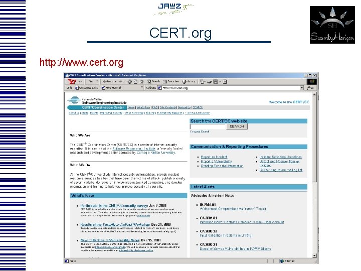 CERT. org http: //www. cert. org 
