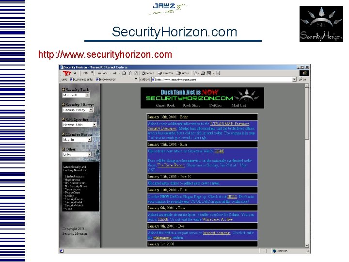 Security. Horizon. com http: //www. securityhorizon. com 