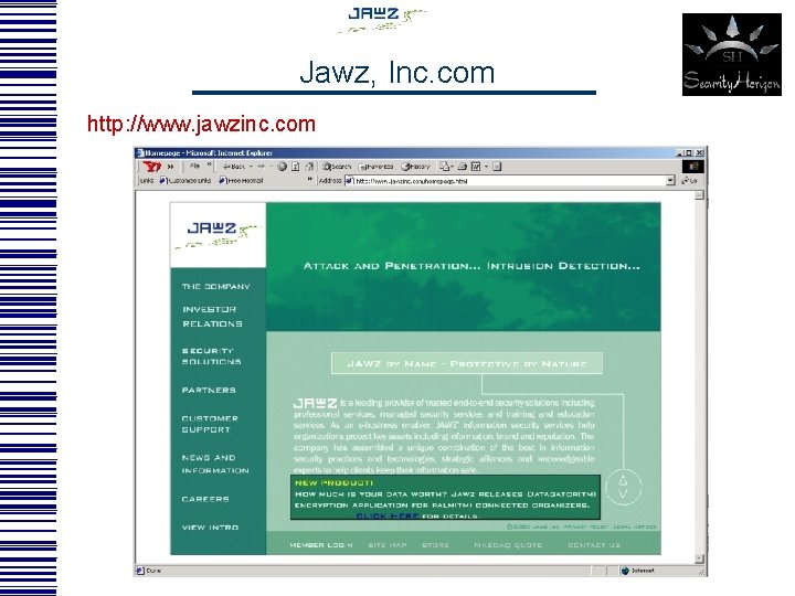 Jawz, Inc. com http: //www. jawzinc. com 