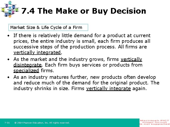 7. 4 The Make or Buy Decision Market Size & Life Cycle of a