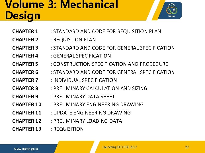 Volume 3: Mechanical Design CHAPTER 1 CHAPTER 2 CHAPTER 3 CHAPTER 4 CHAPTER 5
