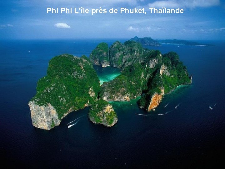 Phi L’île près de Phuket, Thaïlande 