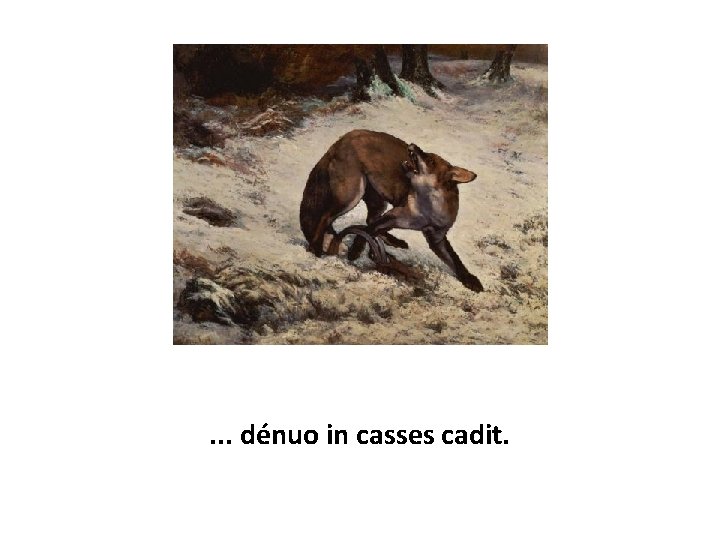 . . . dénuo in casses cadit. 