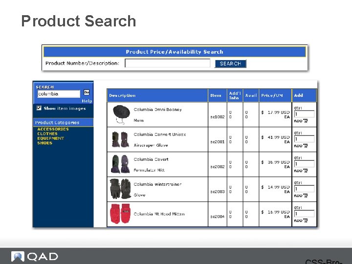 Product Search 